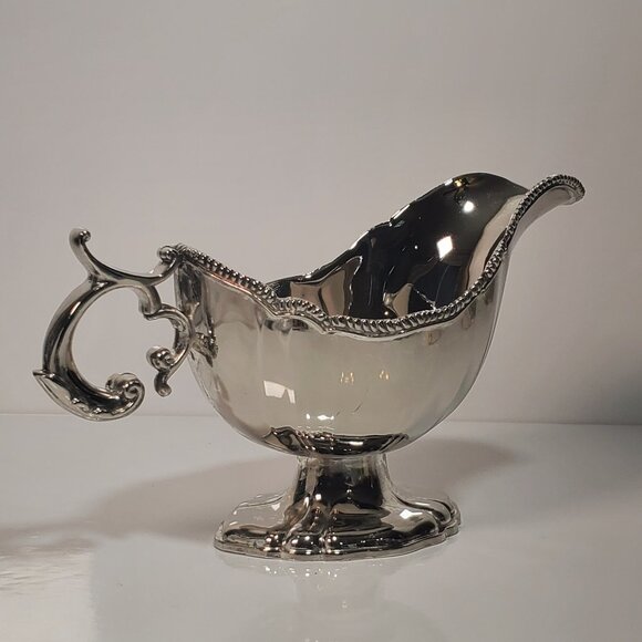 Vintage Silver Plated Grave Sauce Boat - Picture 3 of 10
